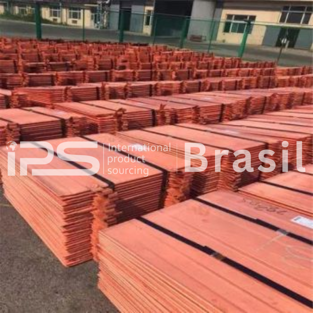 Copper Cathode 99.99% – High Purity | LME-Based Pricing | IPS Brasil | 50,000 MT Monthly